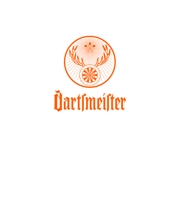 Dartsmeister Dark model negru pe tricou