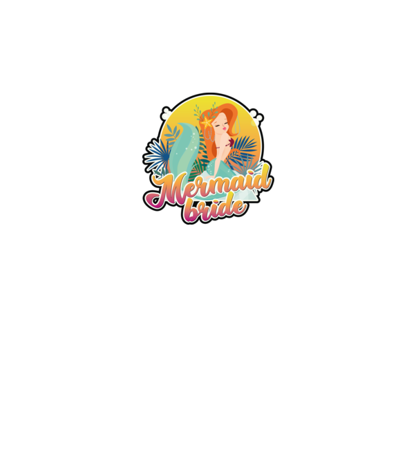 Mermaid bride hawaii model roz pe tricou