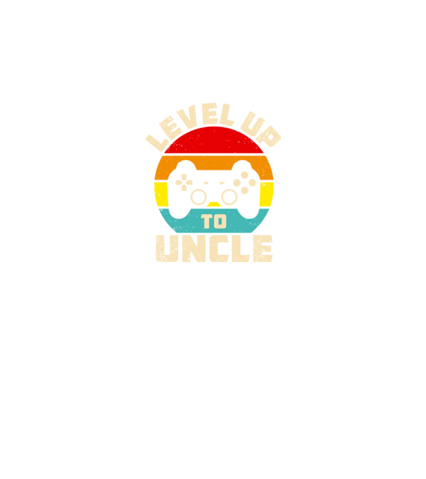 Level Up Uncle model negru pe tricou
