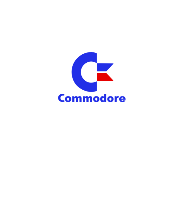 commodore 64 model gri pe tricou