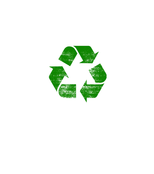 RECYCLE model albastru jeanși pe tricou