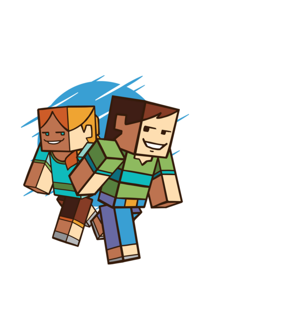 Minecraft model negru pe tricou