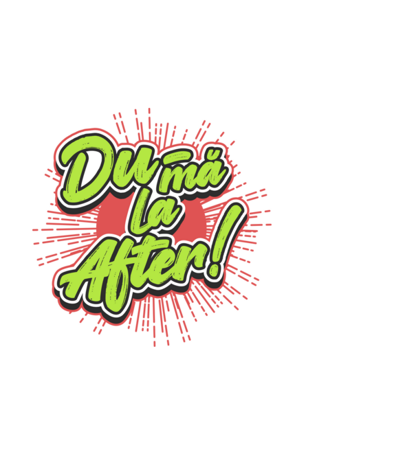 Du-mă la After model negru pe tricou