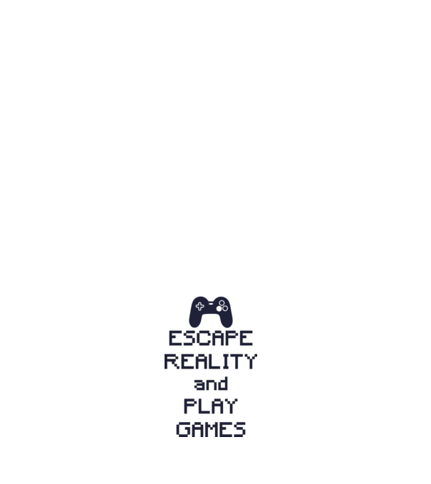 Escape reality model negru pe tricou