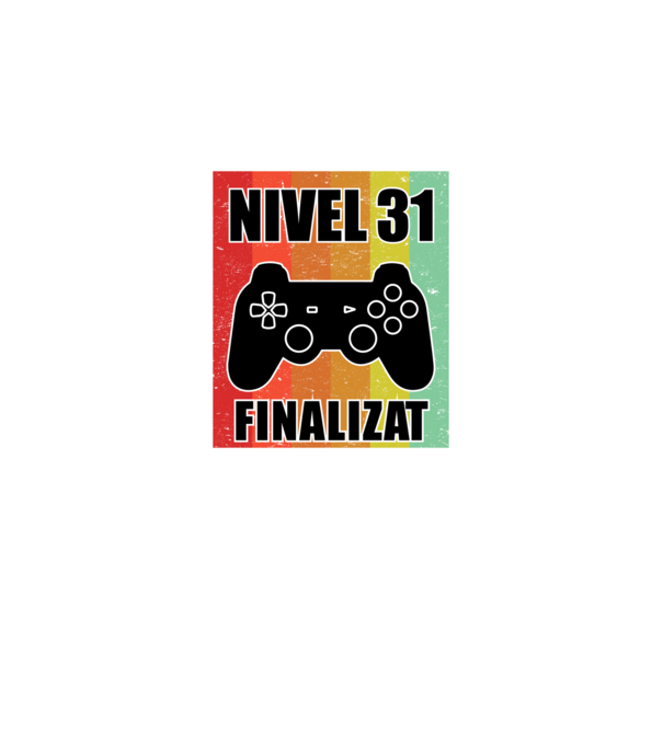 Nivel 31 finalizat model negru pe tricou