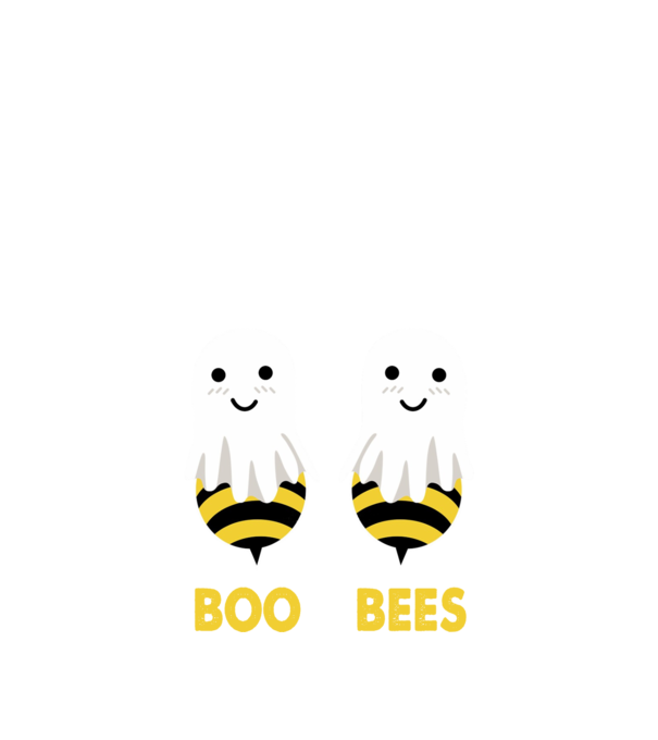 Boo bees model negru pe tricou