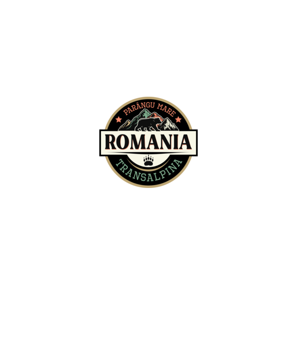 România transalpina model negru pe tricou