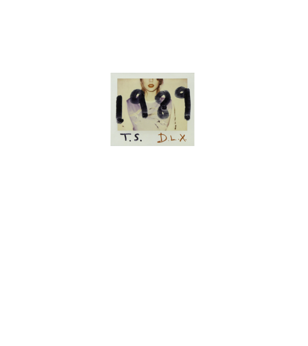 Taylor Swift polaroid model alb pe tricou