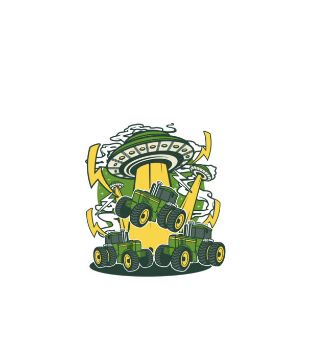 TRACTOR model negru pe tricou