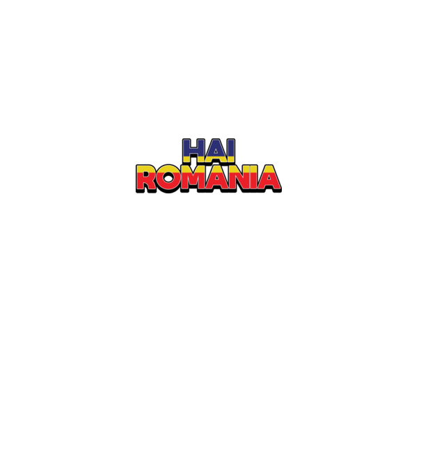 Subtitlu Hai Romania model alb pe tricou
