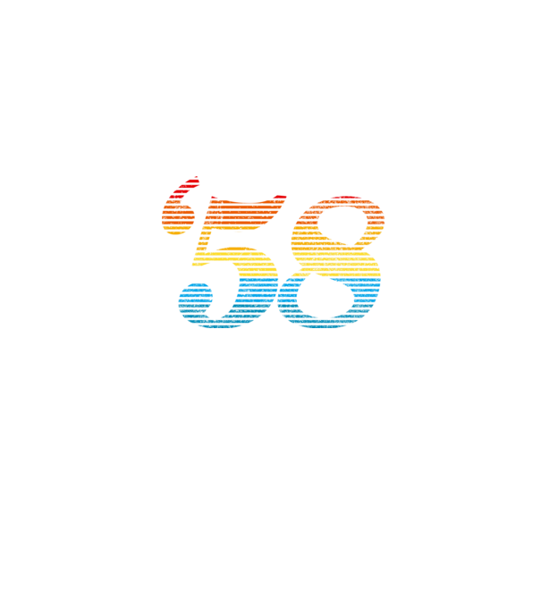 Retro Birthday 1958 model albastru jeanși pe tricou