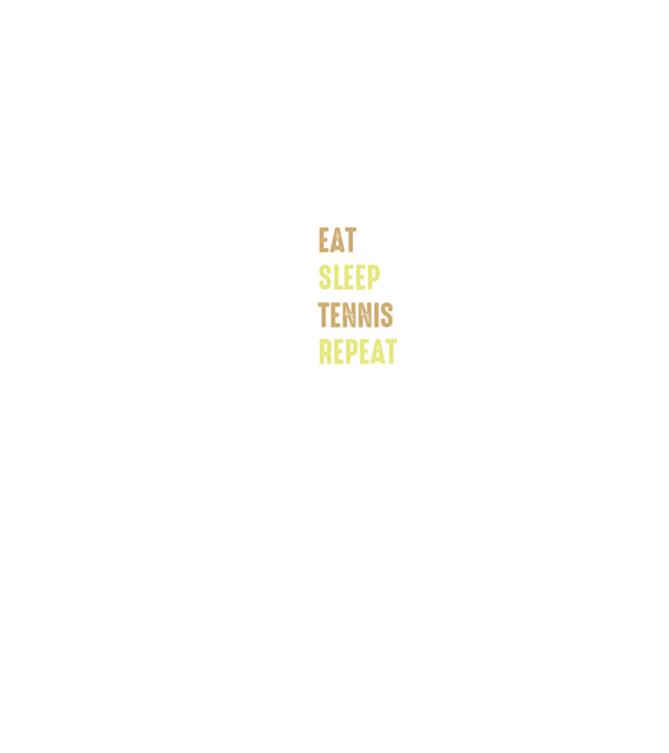 eat sleep tennis repeat model negru pe tricou
