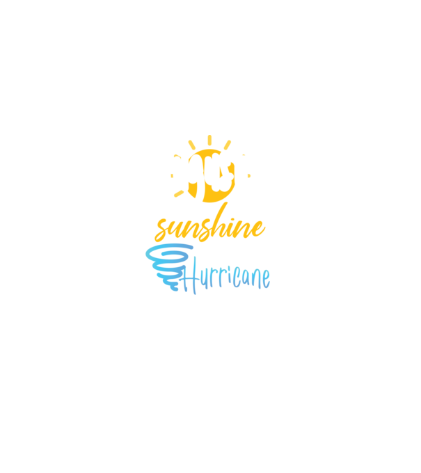 August Girls are Sunshine mixed with a little Hurricane model negru pe tricou