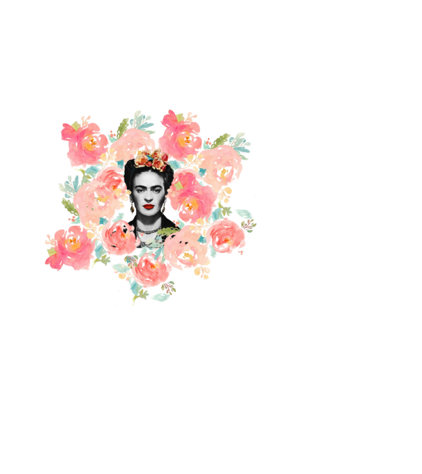 Frida Kahlo 2 model alb pe tricou