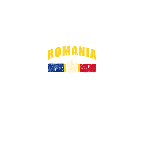 Romania coat of arms model negru pe tricou