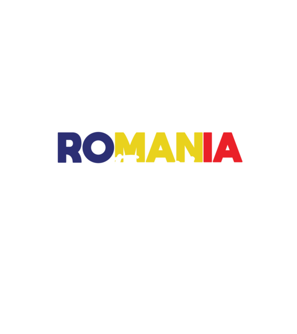 Romania forever model negru pe tricou