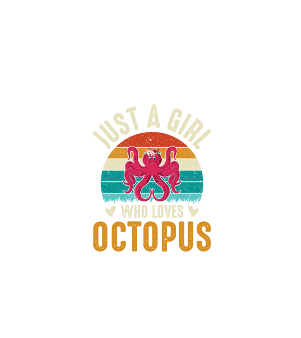 Octopus model negru pe tricou
