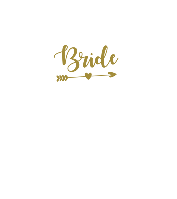 Bride model alb pe tricou