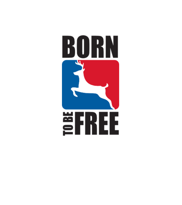 born to be free model gri pe tricou