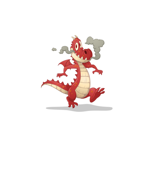 Dragon model albastru regal pe tricou
