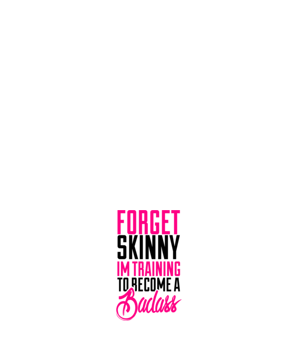 Forget Skinny model roz deschis pe tricou