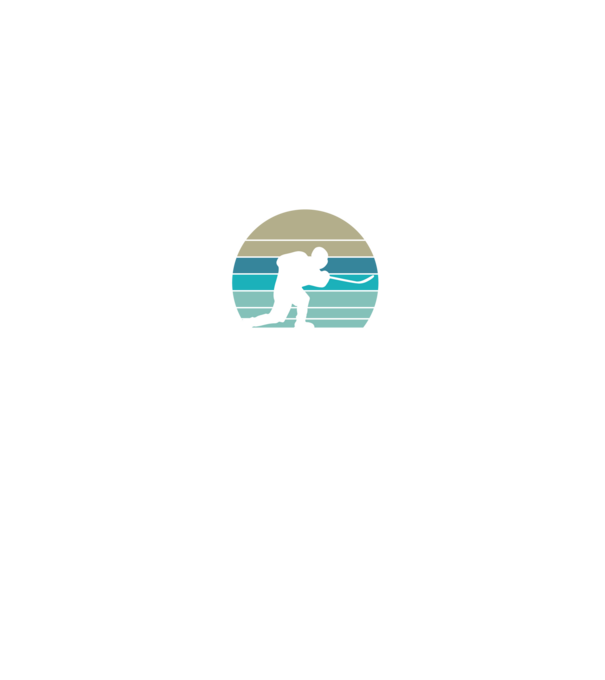 Hockey dad model albastru jeanși pe tricou