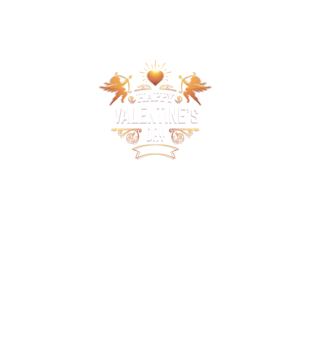 'Happy Valentine''s Day!' model negru pe tricou