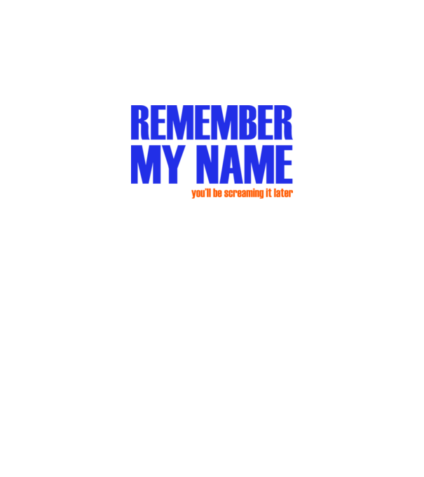 Remember My Name model galben neon pe tricou