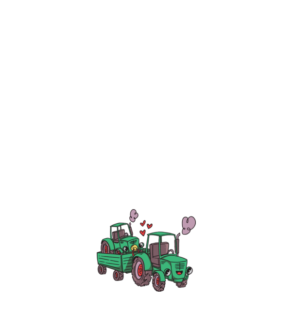 TRACTOR model albastru închis pe tricou