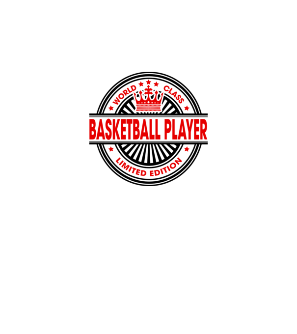 World class BACHETBALIST model alb pe tricou