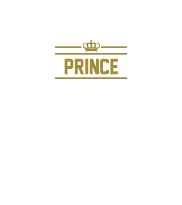 Prince model negru pe tricou