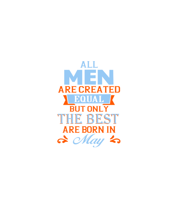 All men created equal but only the beat are born in may model negru pe tricou