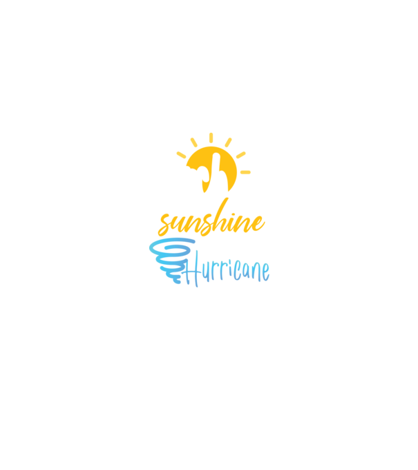 March Girls are Sunshine mixed with a little Hurricane model negru pe tricou