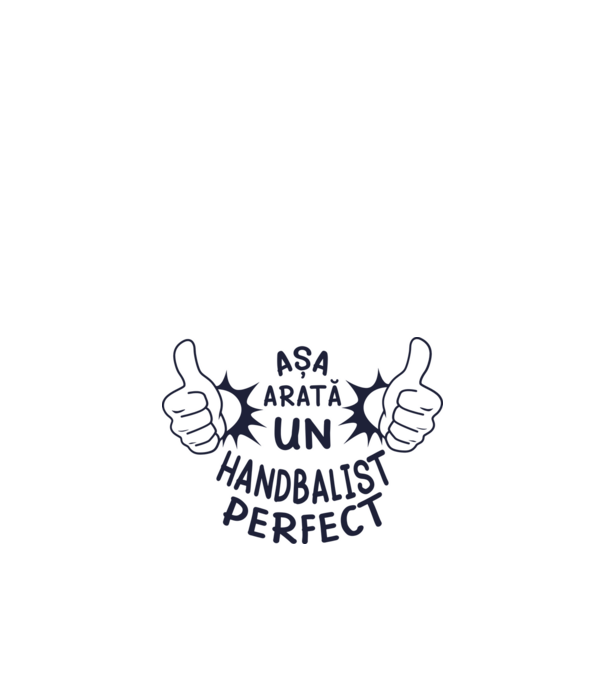 Așa arată un HANDBALIST perfect model roșu pe tricou