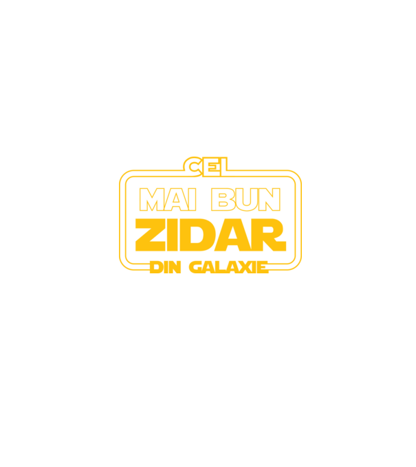 Cel mai bun zidar din galaxie model negru pe tricou