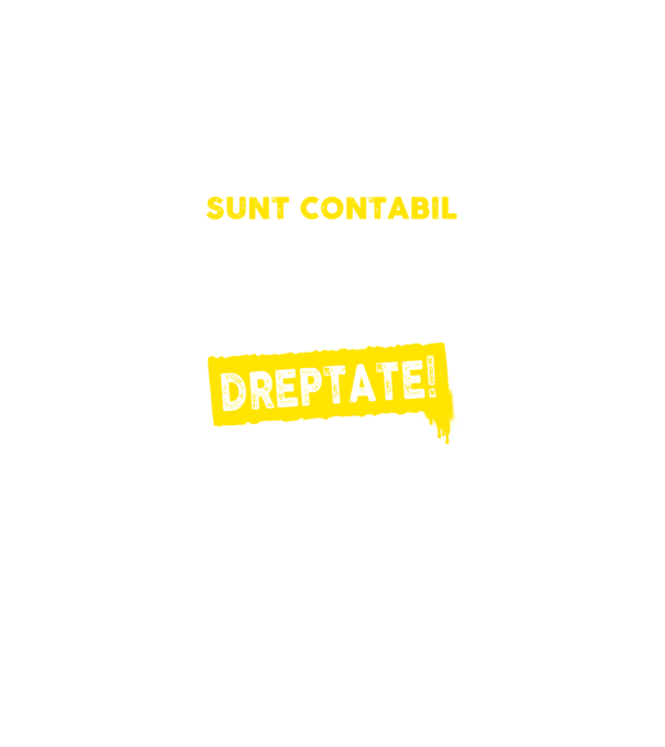 Sunt contabil, pentru a economisi timp, să reținem că am întotdeauna dreptate! model negru pe tricou