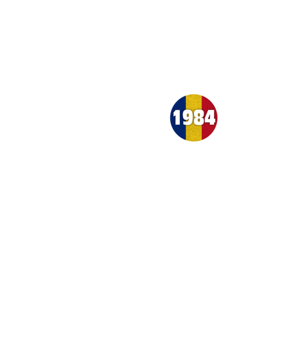 Made in 1984 model negru pe tricou