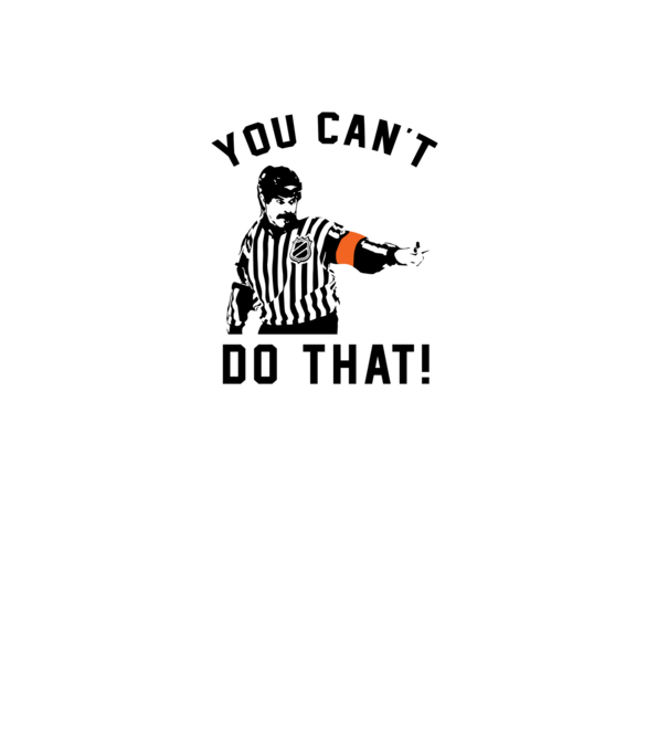 'You can''t do that!' model alb pe tricou