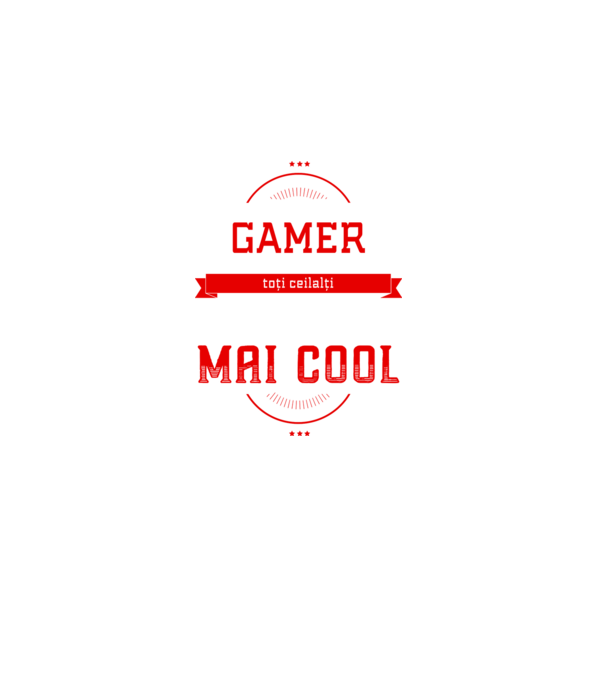 sunt gamer, la fel ca toți ceilalți, dar mult mai cool model negru pe tricou