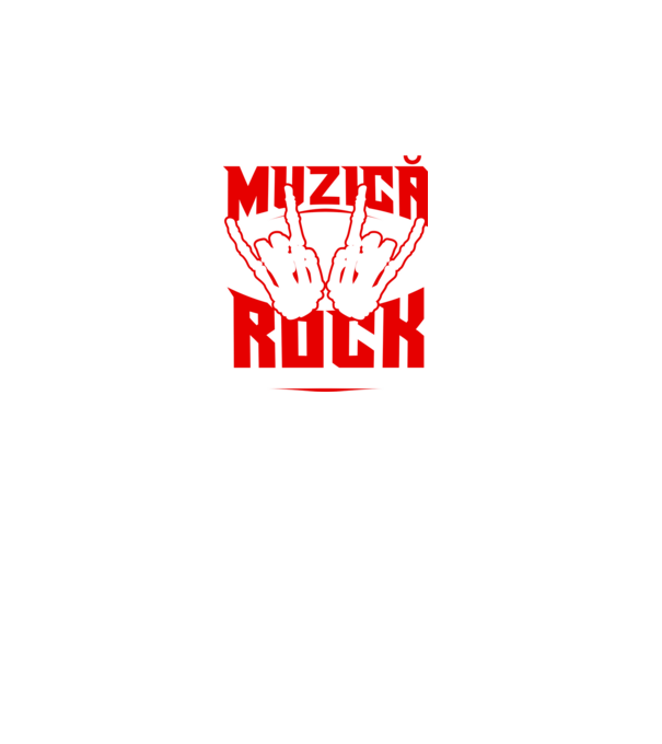 există două tipuri de muzică, rock și celelalte rahaturi model turcoaz pe tricou