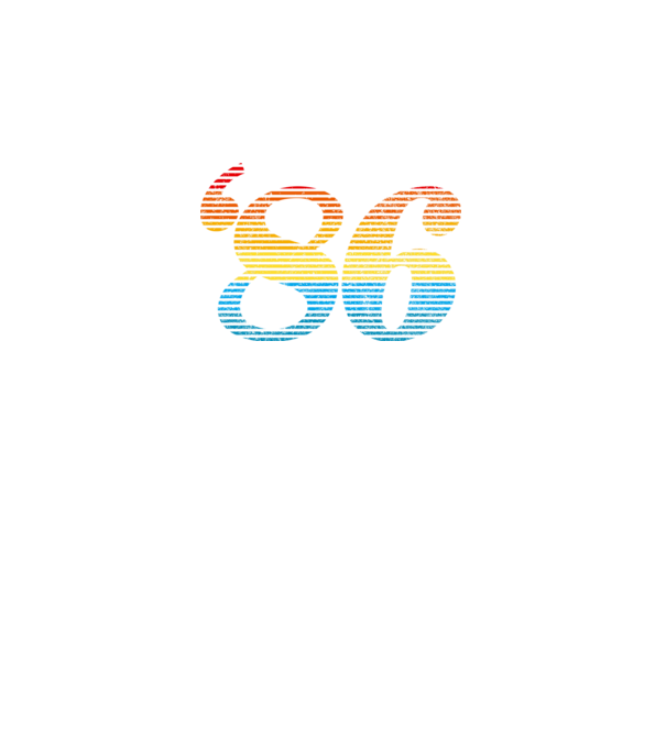Retro Birthday 1986 model alb pe tricou