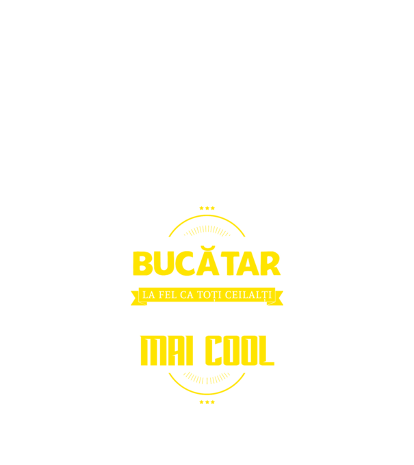 Sunt bucătar, la fel ca toți ceilalți, dar mult mai cool model negru pe tricou