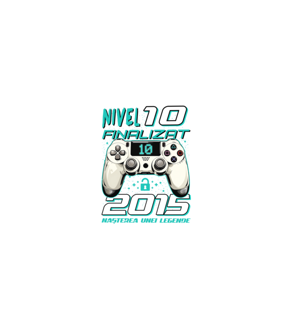 Nivel finalizat 10 2015 model negru pe tricou