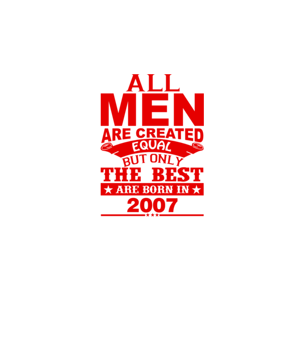 All men are created - 2007 model gri pe tricou