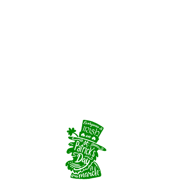 Everyone is irish leprechaun model roz deschis pe tricou