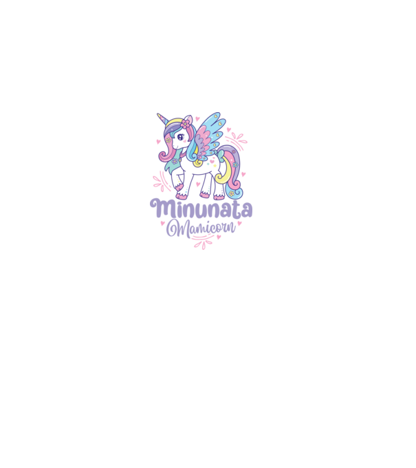 Minunata Mamicorn model roz deschis pe tricou