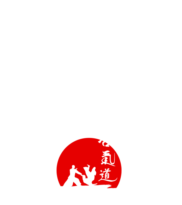 Aikido model negru pe tricou