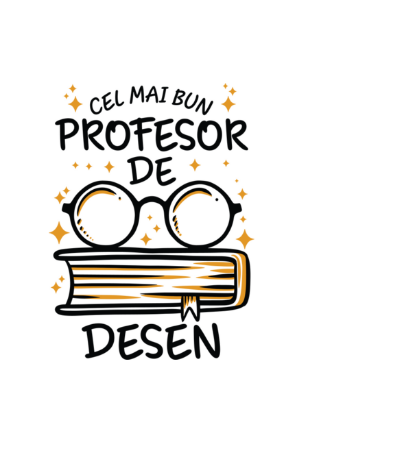 Cel mai profesor de desen model albastru deschis pe tricou