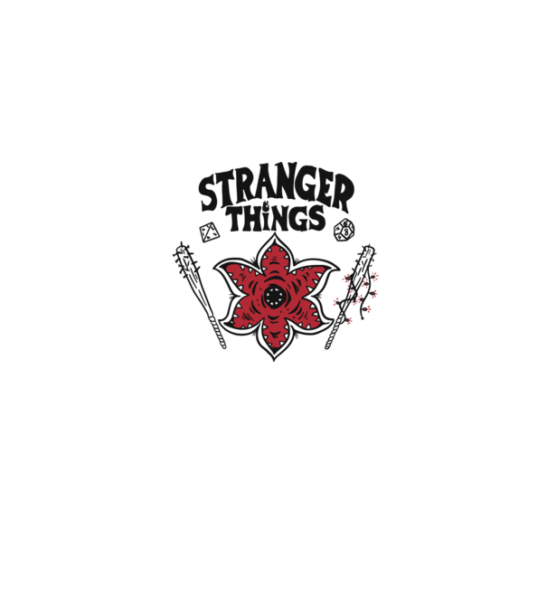 stranger things demogorgon head2 model gri pe tricou