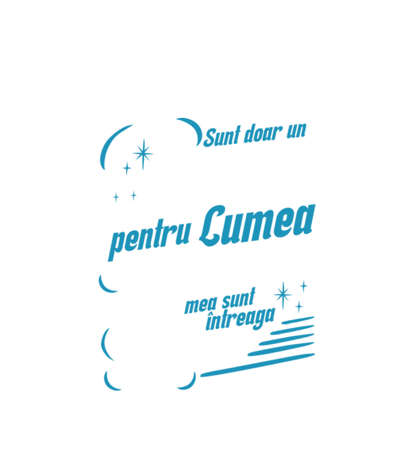 Sunt doar un bunic pentru lumea din jur, dar pentru familia mea sunt întreaga lume! model alb pe tricou
